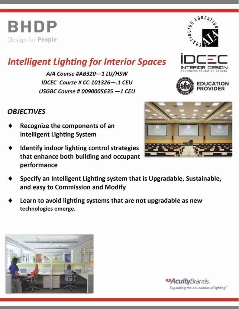 AB320 Intelligent Lighting for Interior Spaces (HSW) - Flyer