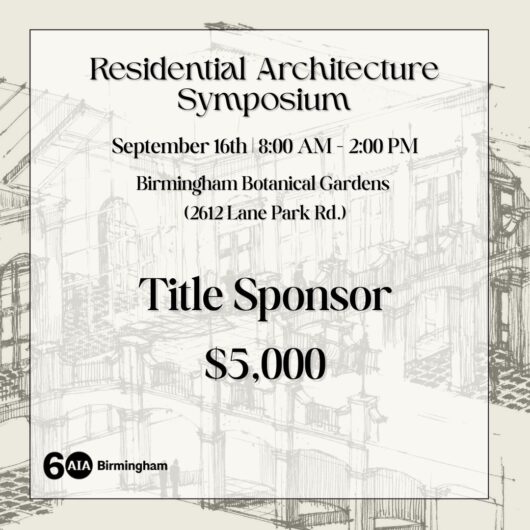Residential Architecture Symposium Title Sponsor