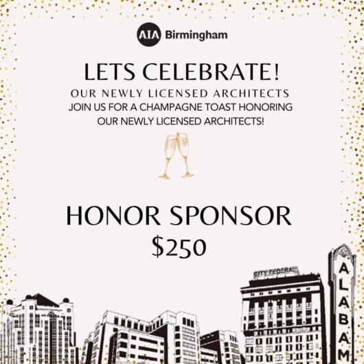 Newly Licensed Architects Honor Sponsor