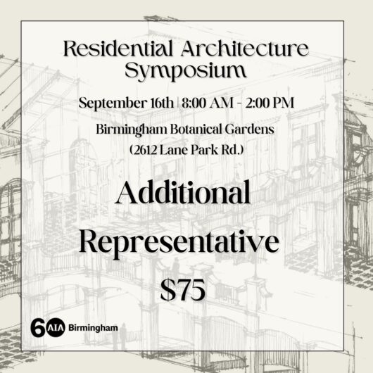Residential Architecture Symposium Additional Representatives