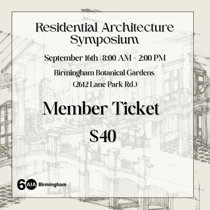 Residential Architecture Symposium Member Ticket