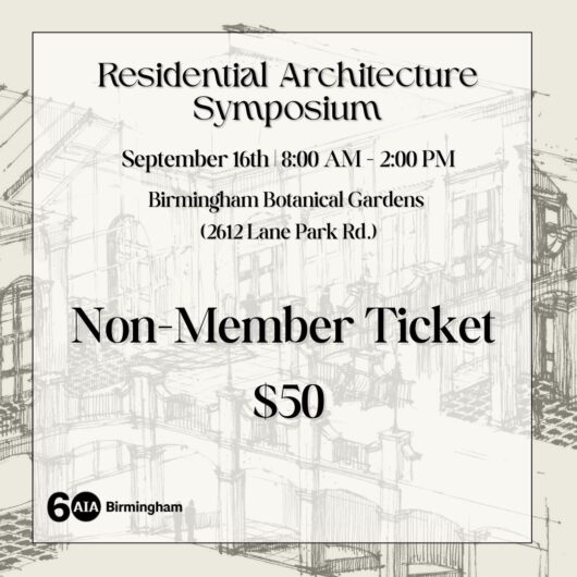 Residential Architecture Symposium Non-Member Ticket